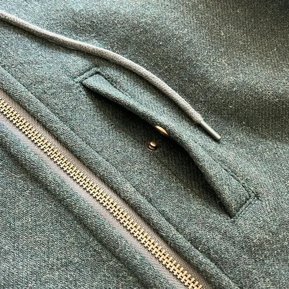 Madewell Deep Green Wool Jacket - Picture 6 of 9